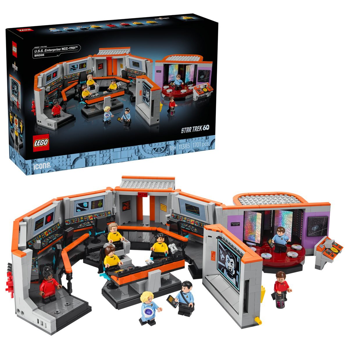 Star Trek : pont de l'U.S.S. Enterprise NCC-1701™ - LEGO Icons # 11385 (2026)