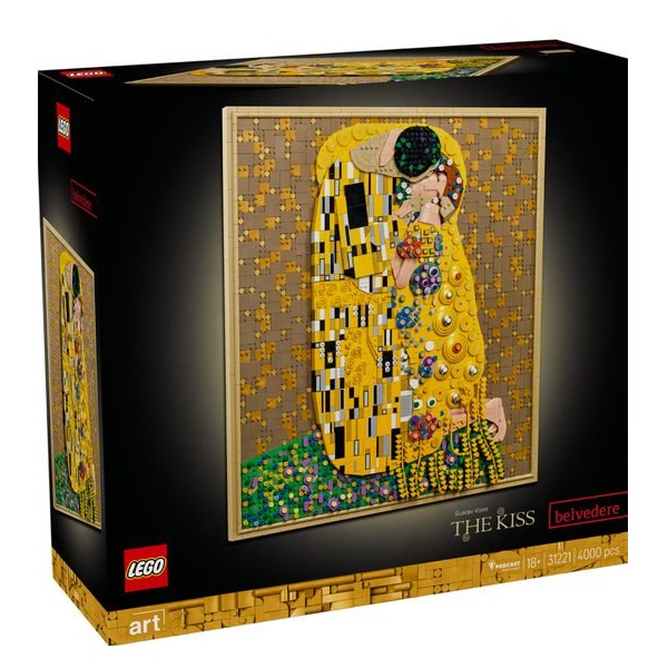 Gustav Klimt - Le Baiser - LEGO Art # 31221 (2026)
