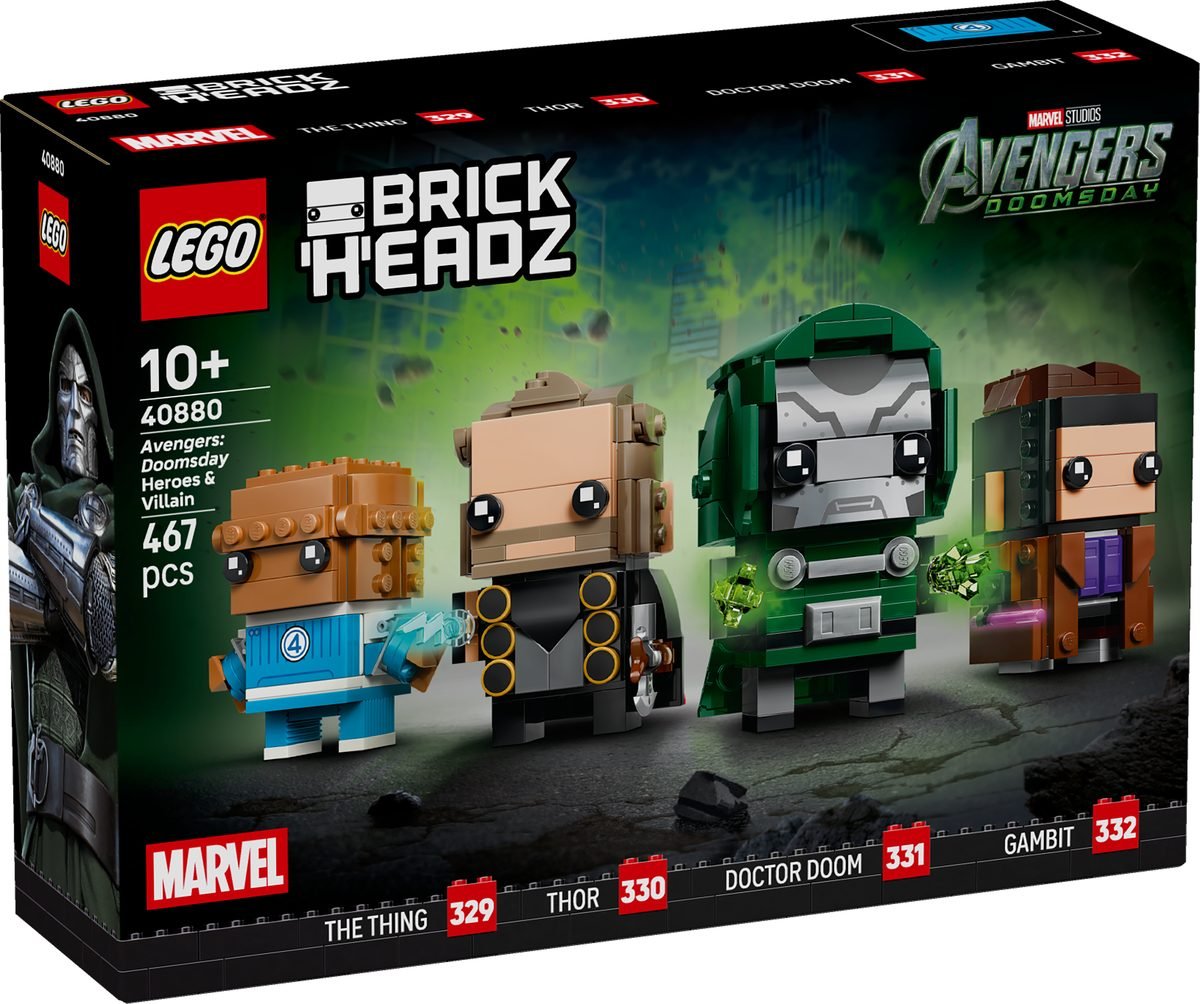 Avengers : Doomsday Héros et méchant - LEGO BrickHeadz # 40880 (2026)