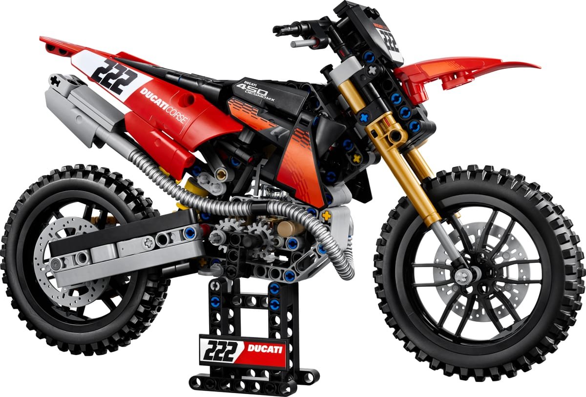 Le set LEGO Technic Ducati Desmo450 MX Factory (42238)