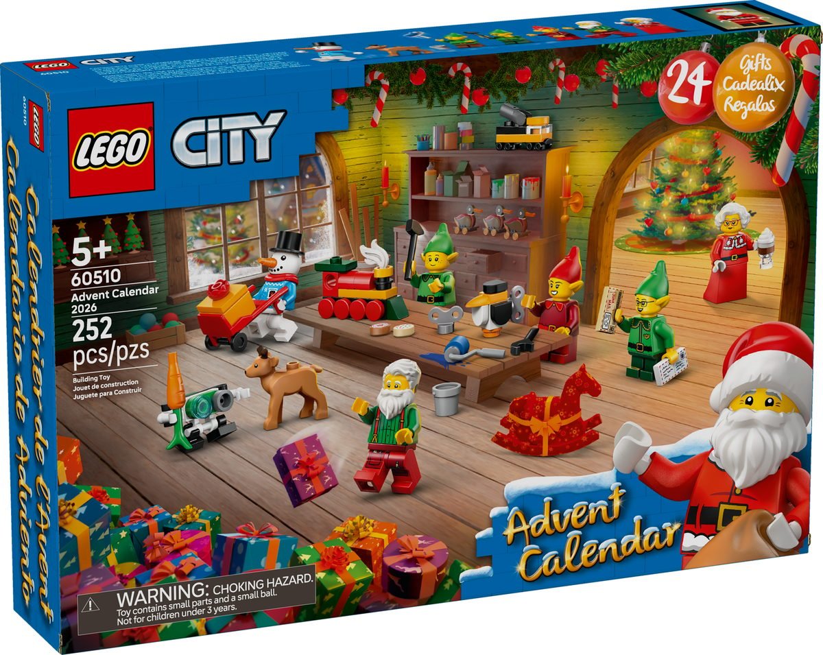 Boîte du calendrier de l'Avent LEGO City 2026 (60510)
