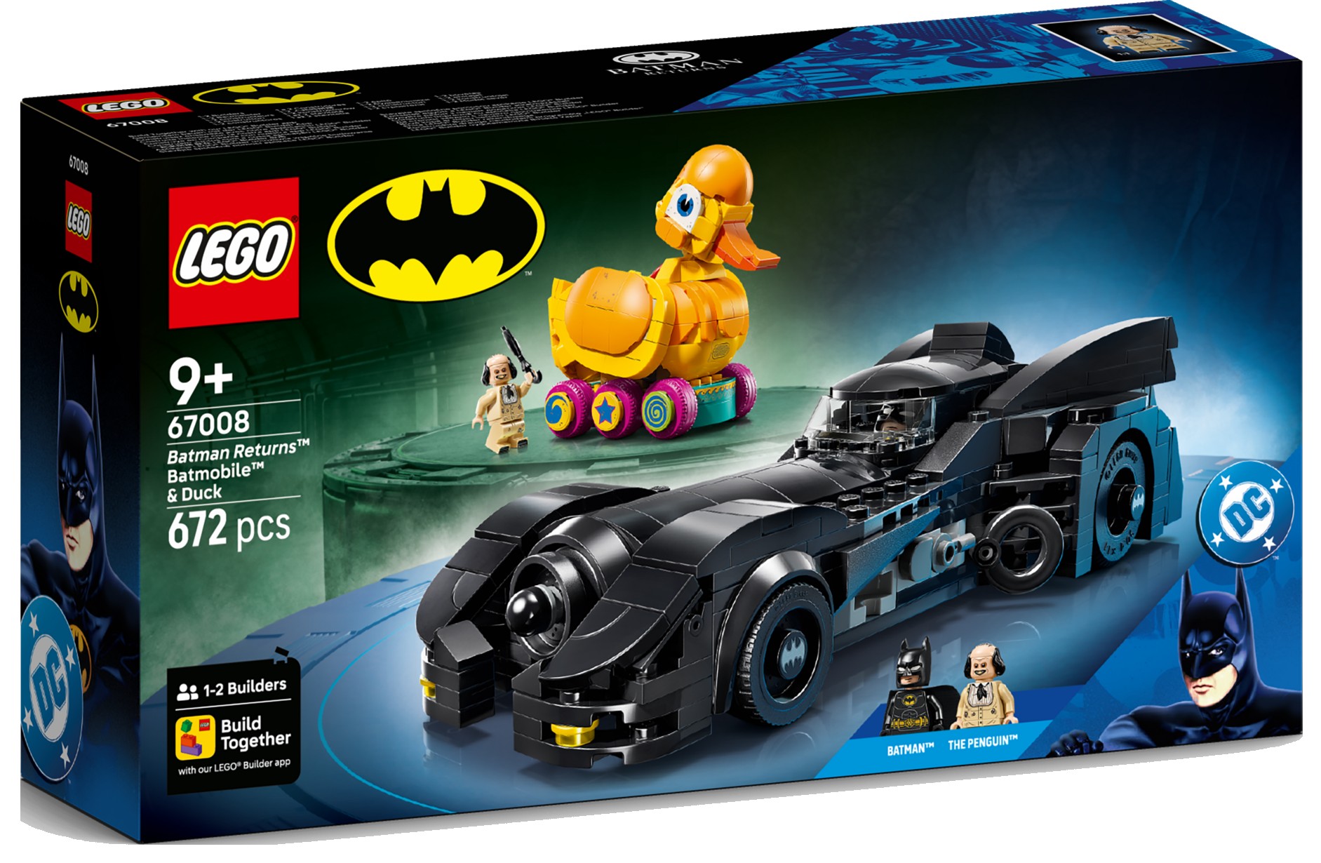 La Batmobile et le canard de Batman : Le Défi - LEGO Dc #67008 (2027)