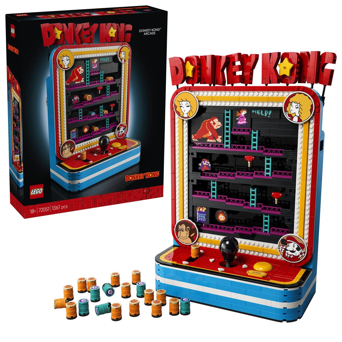 Jeu d'arcade Donkey Kong™ - LEGO Super Mario # 72051 (2026)