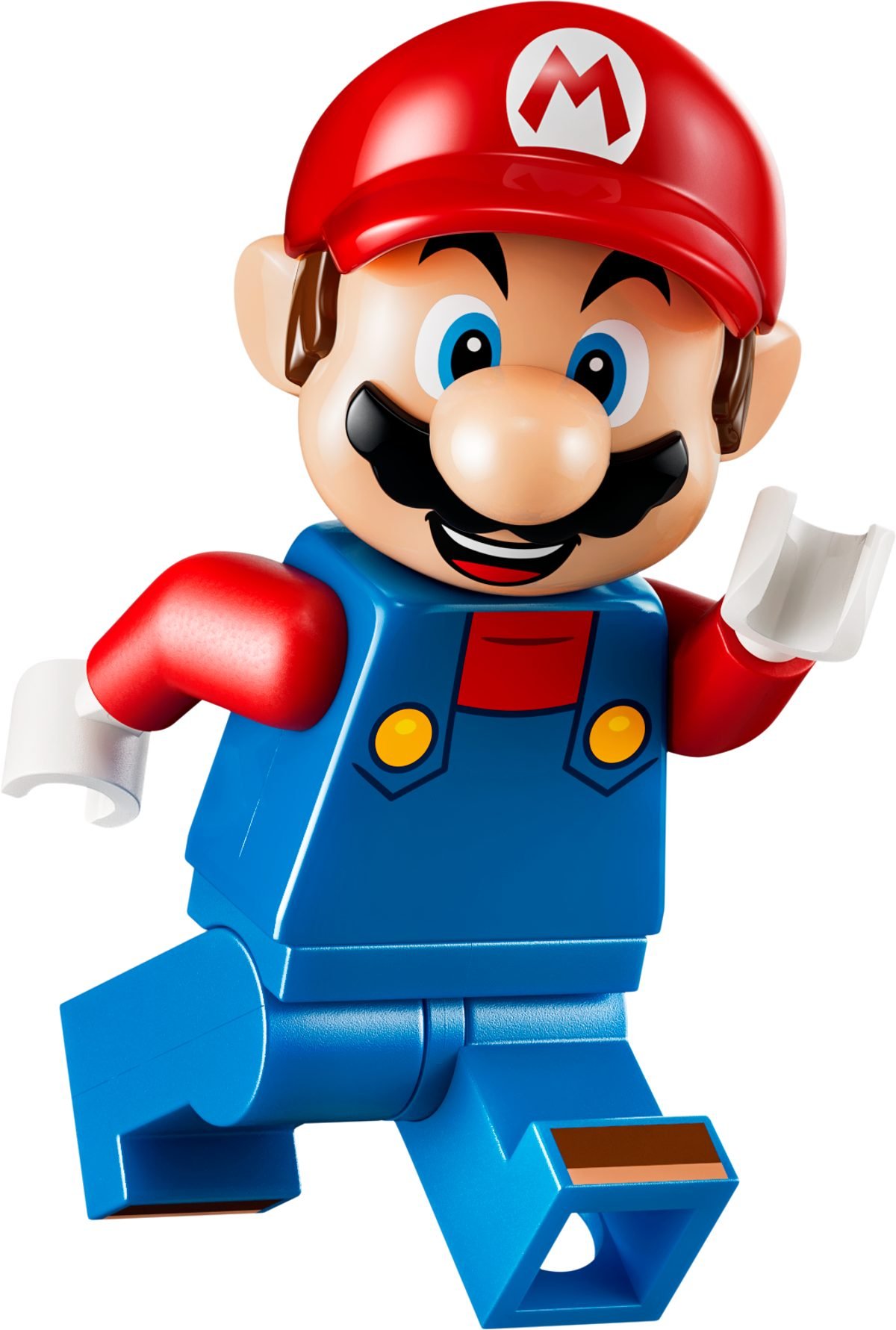 La minifigurine de Mario du set 72052, en tenue classique bleue et rouge