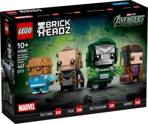 Avengers : Doomsday Héros et méchant - LEGO BrickHeadz #40880 (2026)