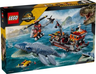 L'attaque du bateau par le mosasaure - LEGO Jurassic World # 77983 (2026)