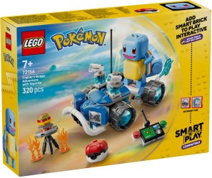 SMART Play : L’aventure de Carapuce avec le buggy du Dresseur - LEGO Pokémon # 72156 (2026)