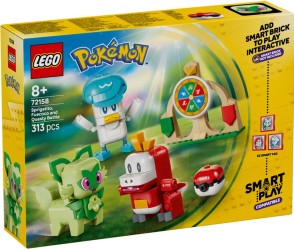 SMART Play : Combat entre Poussacha, Chochodile et Coiffeton - LEGO Pokémon # 72158 (2026)