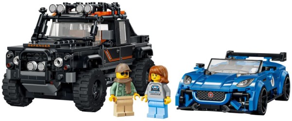 La Jaguar Project 7 et le Land Rover Defender - LEGO Speed Champions # 77264 (2026)