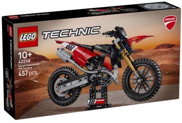 La moto Ducati Desmo450 MX Factory - LEGO Technic # 42238 (2026)