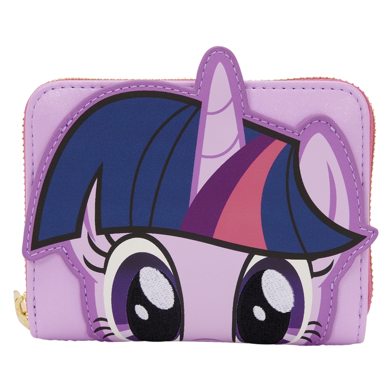 Portefeuille Loungefly My Little Pony : My Little Pony Twilight Sparkle Cosplay Glitter Zip Around Wallet