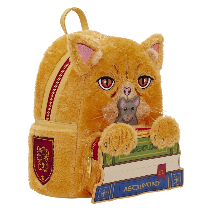 Mini sac à dos Loungefly Harry Potter : Harry Potter Exclusive Crookshanks & Scabbers Cosplay Plush Mini Backpack