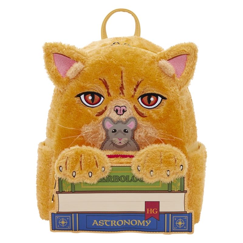 Mini sac à dos Loungefly Harry Potter : Harry Potter Exclusive Crookshanks & Scabbers Cosplay Plush Mini Backpack