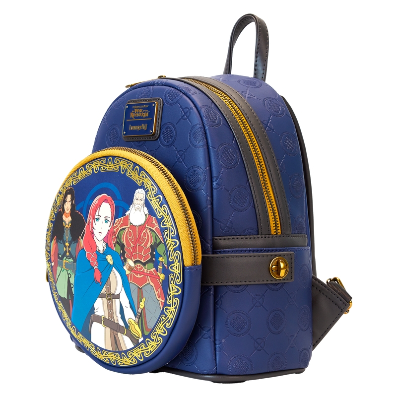 Mini sac à dos Loungefly The Lord of the Rings : The Lord Of The Rings: The War Of The Rohirrim Mini Backpack With Belt Bag