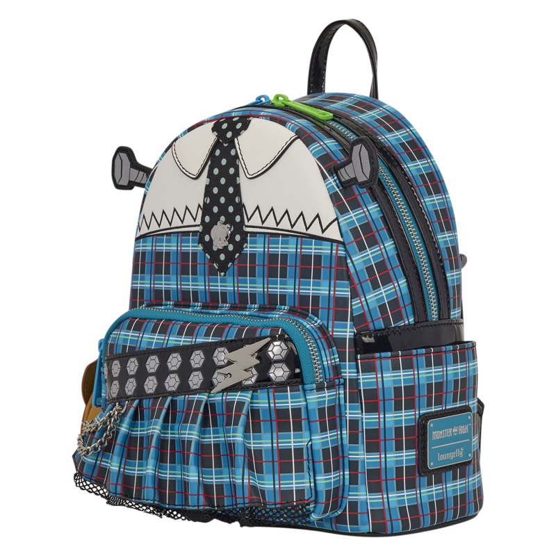 Mini sac à dos Loungefly Monster High : Monster High Frankie Cosplay Mini Backpack with Coin Bag