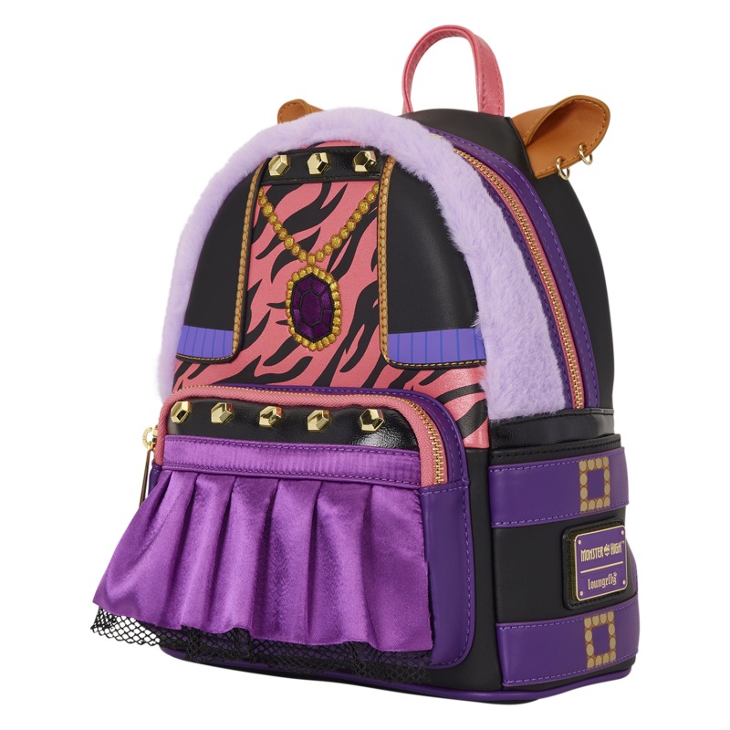 Mini sac à dos Loungefly Monster High : Monster High Clawdeen Wolf Cosplay Mini Backpack with Coin Bag