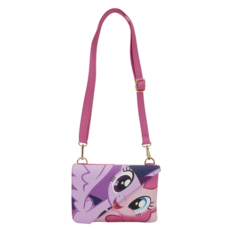 Sac Loungefly My Little Pony : My Little Pony Twilight Sparkle & Pinkie Pie Crossbody Bag