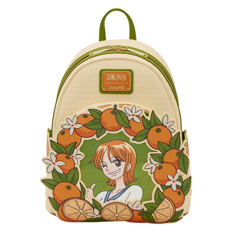 Mini sac à dos Loungefly One Piece : One Piece Exclusive Nami & Tangerines Mini Backpack