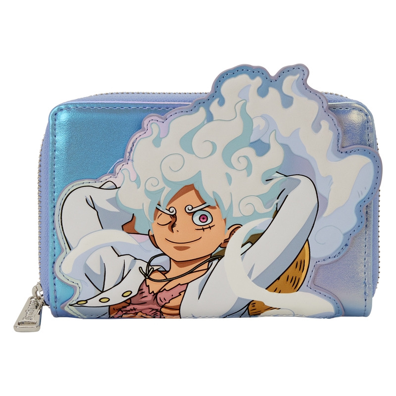 Portefeuille Loungefly One Piece : NYCC Limited Edition GEAR5 Luffy Glow Cosplay Zip Around Wallet - ONE PIECE
