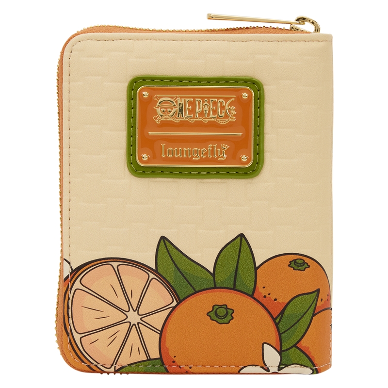 Portefeuille Loungefly One Piece : One Piece Exclusive Nami & Tangerines Zip Around Wallet