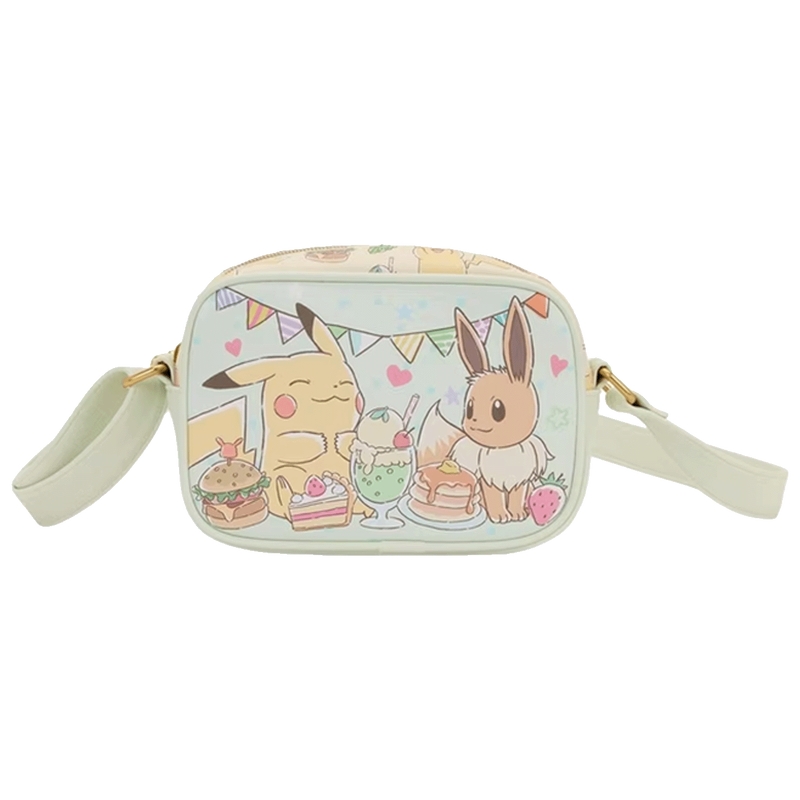 Sac Loungefly Pokémon : Pokémon Café Pikachu & Eevee Camera Crossbody Bag