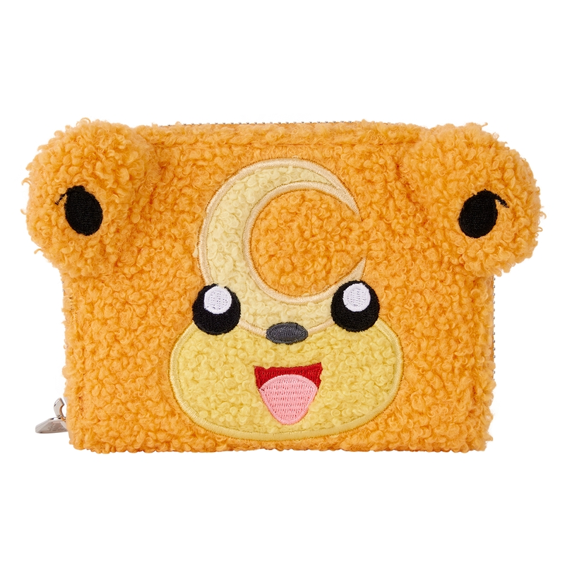 Portefeuille Loungefly Pokémon : Pokémon Teddiursa Limited Edition Sherpa Cosplay Zip Around Wallet