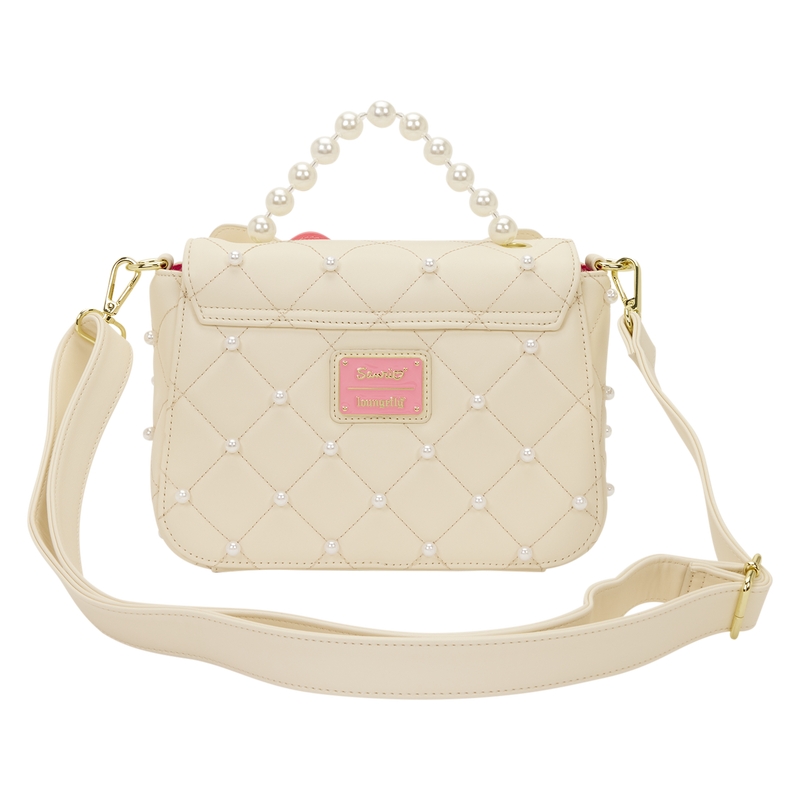Sac Loungefly Sanrio : Sanrio Hello Kitty Exclusive Quilted Pearl Handle Crossbody Bag