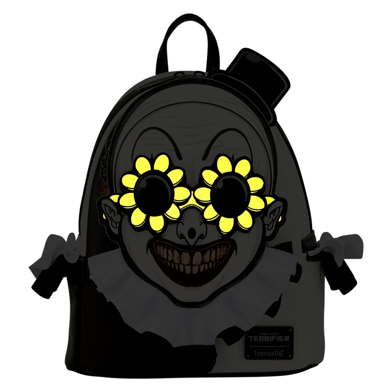 Mini sac à dos Loungefly Terrifier : Terrifier Exclusive Art the Clown Glow Cosplay Mini Backpack
