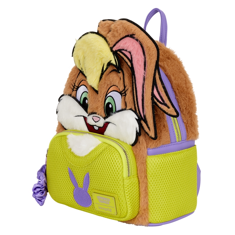 Mini sac à dos Loungefly Looney Tunes : Looney Tunes Lola Bunny Plush Cosplay Mini Backpack