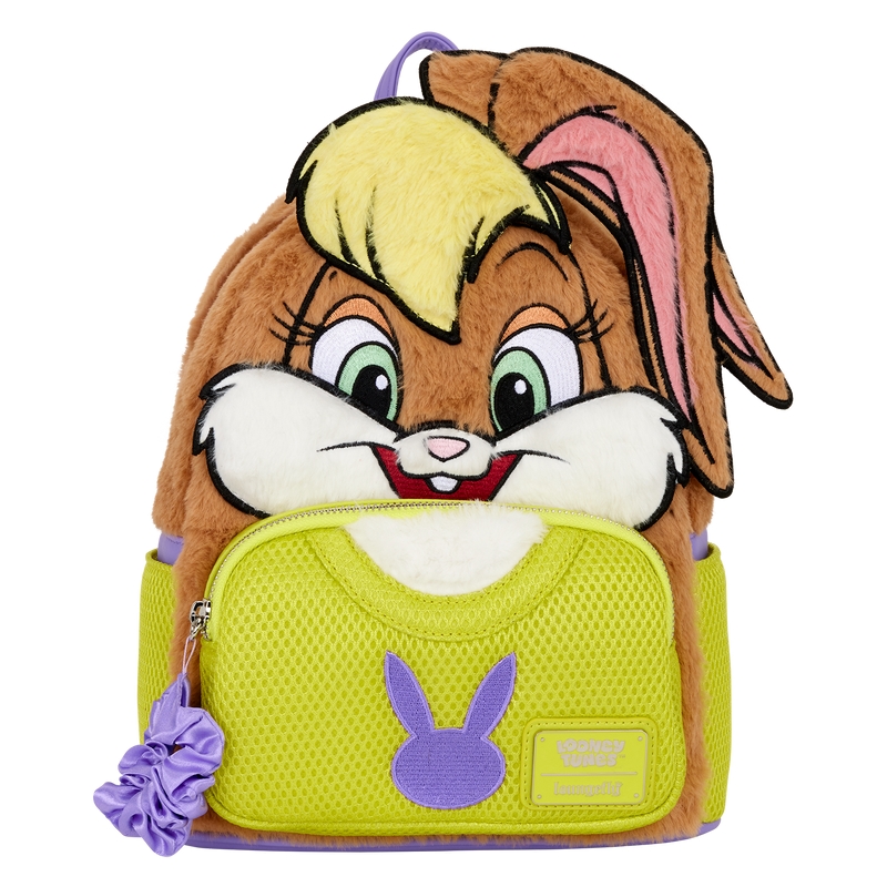 Mini sac à dos Loungefly Looney Tunes : Looney Tunes Lola Bunny Plush Cosplay Mini Backpack