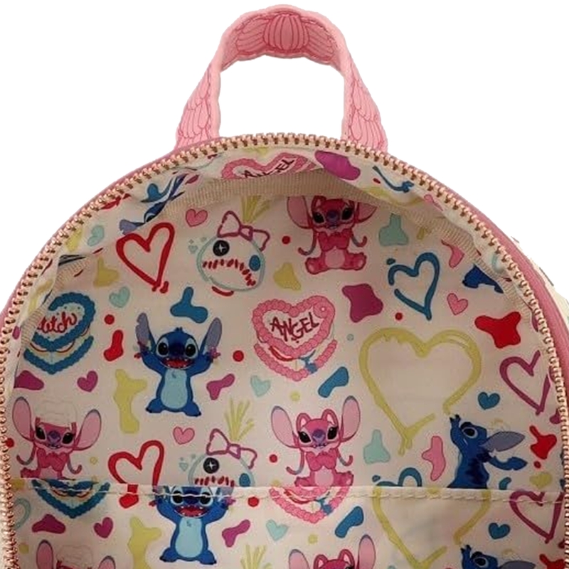 Mini sac à dos Loungefly Disney : Lilo & Stitch Angel Cake Mini Backpack - Disney