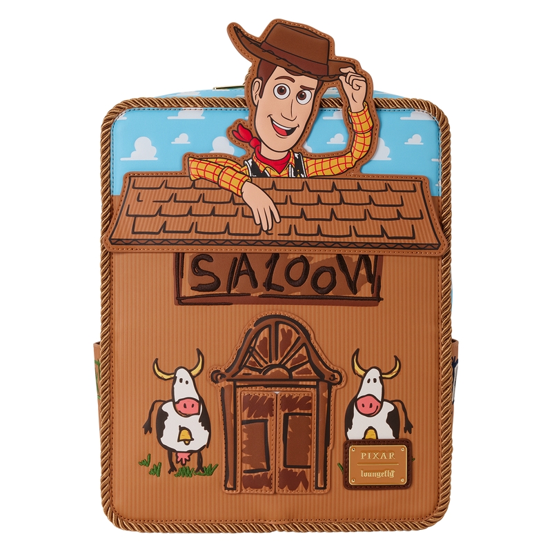 Mini sac à dos Loungefly Pixar : Toy Story 30th Anniversary Woody Saloon Mini Backpack