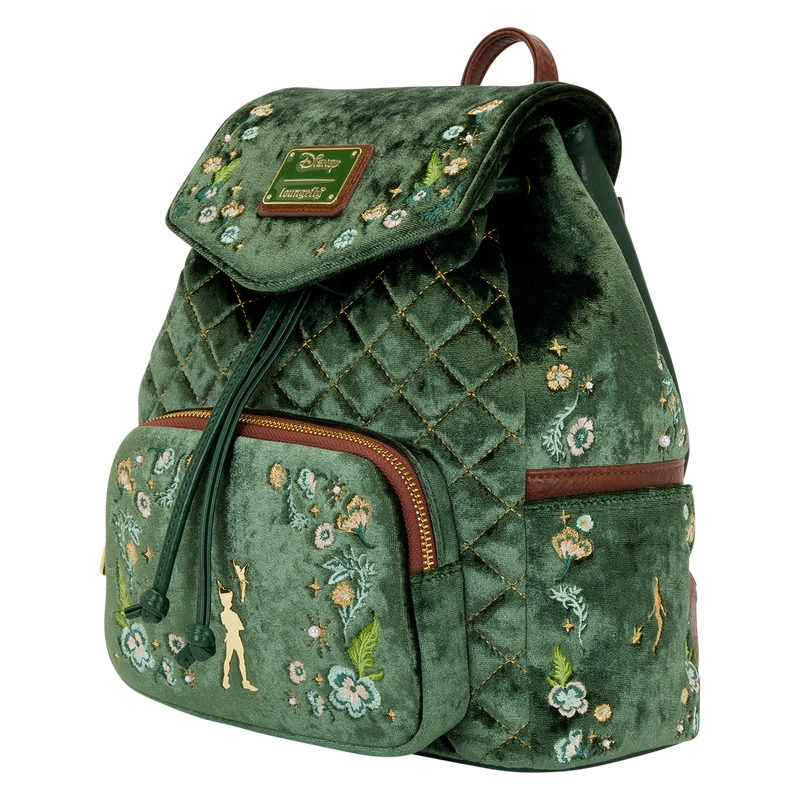 Mini sac à dos Loungefly Disney : Peter Pan Exclusive Quilted Texture Mini Backpack