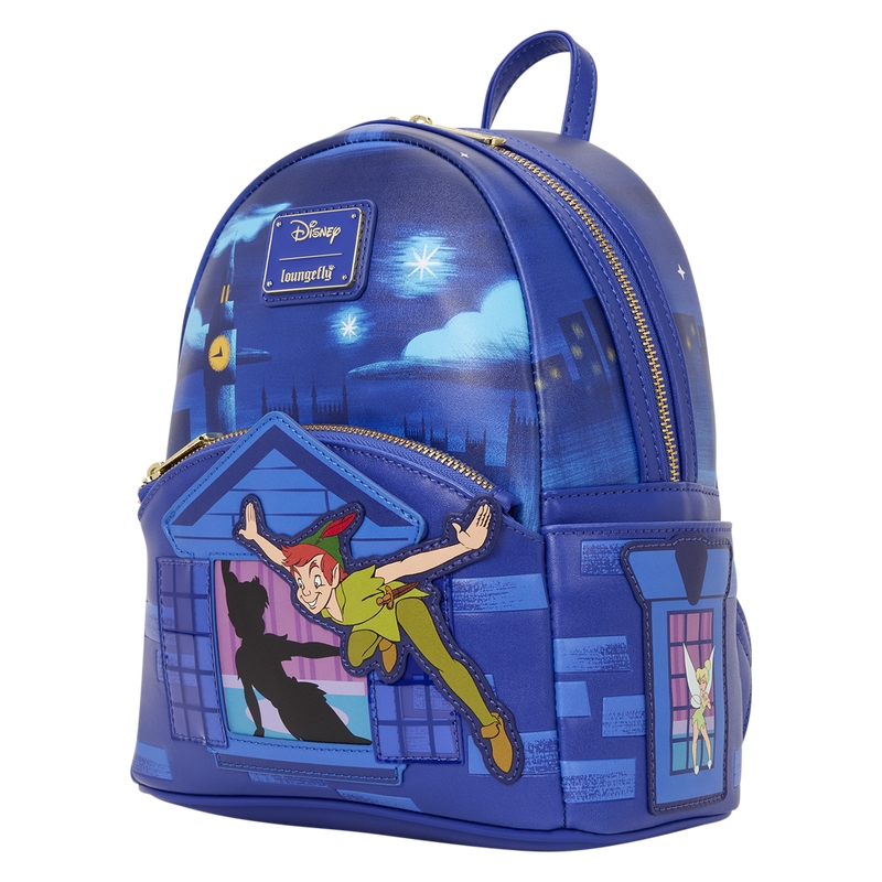 Mini sac à dos Loungefly Disney : Peter Pan Exclusive London Light-Up Mini Backpack
