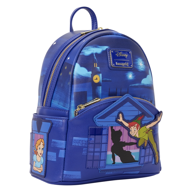 Mini sac à dos Loungefly Disney : Peter Pan Exclusive London Light-Up Mini Backpack