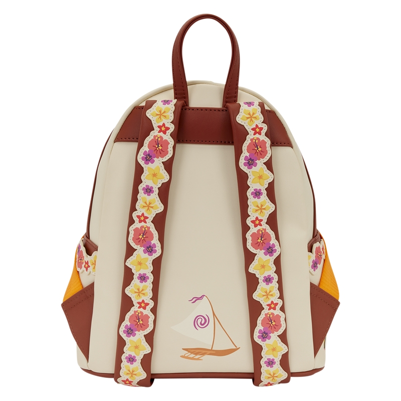 Mini sac à dos Loungefly Disney : Moana Live Action Floral Mini Backpack