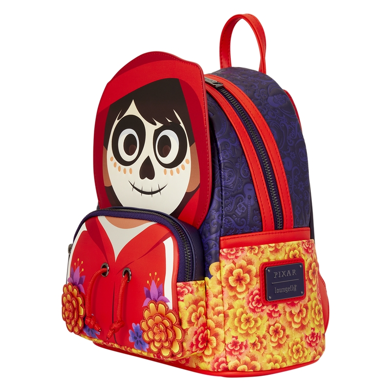 Mini sac à dos Loungefly Coco : Coco Dia De Los Muertos Miguel Cosplay Glow Mini Backpack