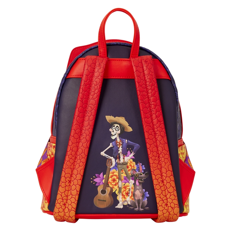 Mini sac à dos Loungefly Coco : Coco Dia De Los Muertos Miguel Cosplay Glow Mini Backpack