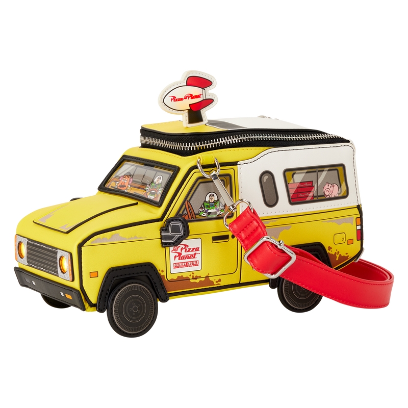 Sac Loungefly Pixar : Toy Story 30th Anniversary Exclusive Pizza Planet Car Light-Up Figural Crossbody Bag