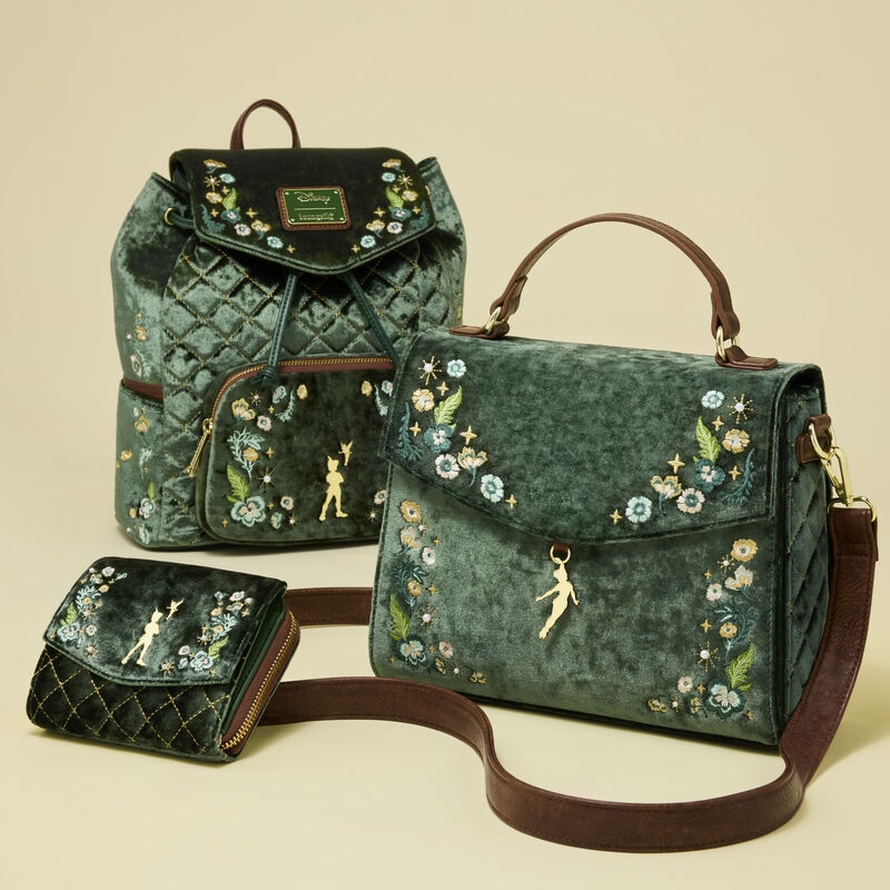 Sac Loungefly Disney : Peter Pan Exclusive Quilted Texture Crossbody Bag