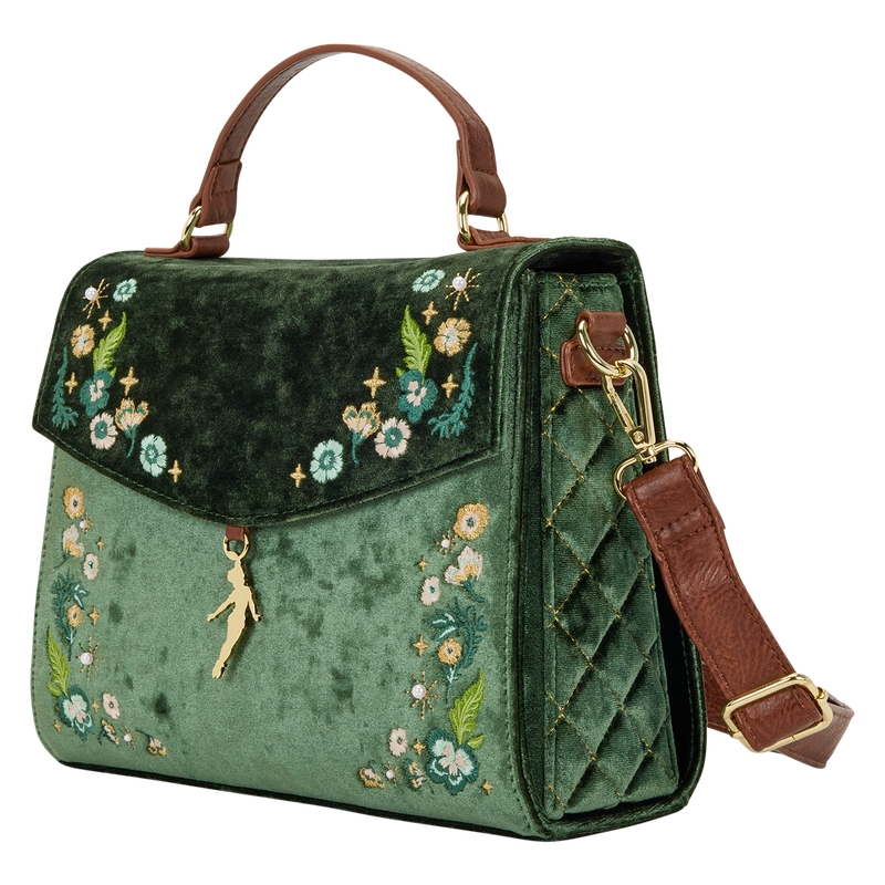 Sac Loungefly Disney : Peter Pan Exclusive Quilted Texture Crossbody Bag