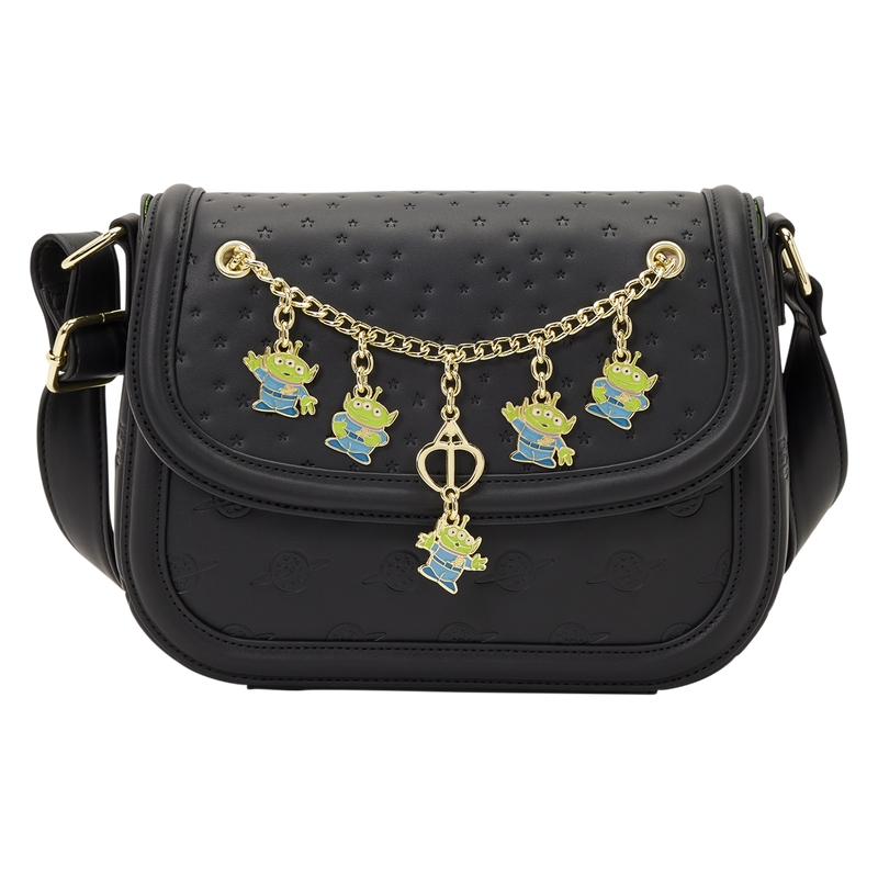 Sac Loungefly Pixar : Toy Story 5 Aliens Charm Crossbody Bag