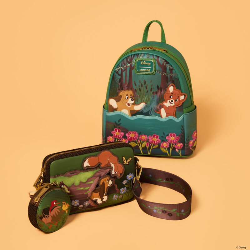 Sac bandoulière Loungefly - The Fox and the Hound Disney