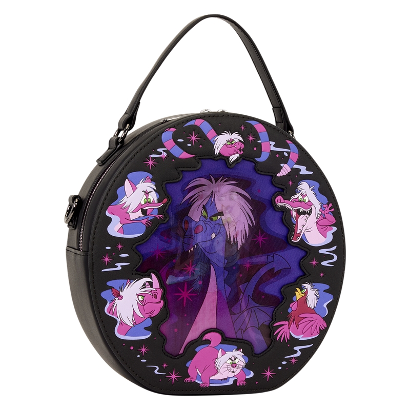 Sac Loungefly Disney : The Sword in the Stone Madam Mim Lenticular Crossbody Bag