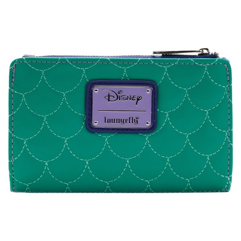 Portefeuille Loungefly Disney : The Little Mermaid Exclusive Ariel Sequin Series Cosplay Flap Wallet