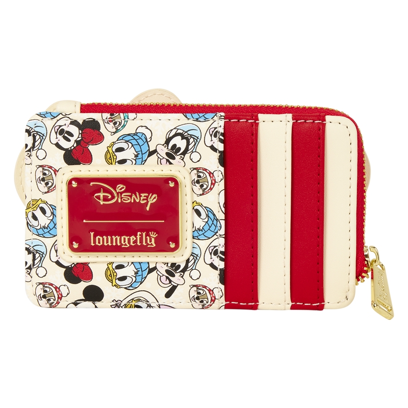 Loungefly Disney : Mickey & Friends Holiday Snow Card Holder