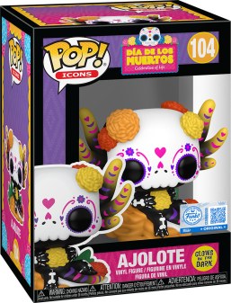Figurine POP Dia De Los Muertos : Ajolote #104 (2026)