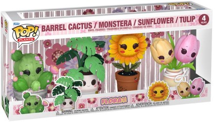 Pack POP Plantes : Cactus barils / Monstera / Tournesol / Tulipes (2026)