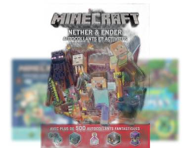 Les livres d'activités Minecraft