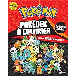Pokémon - Pokédex de Kanto à Galar à colorier